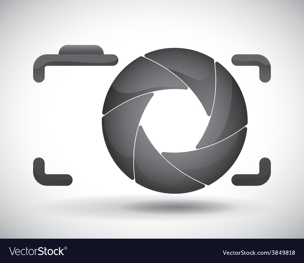 Camera lens Royalty Free Vector Image - VectorStock