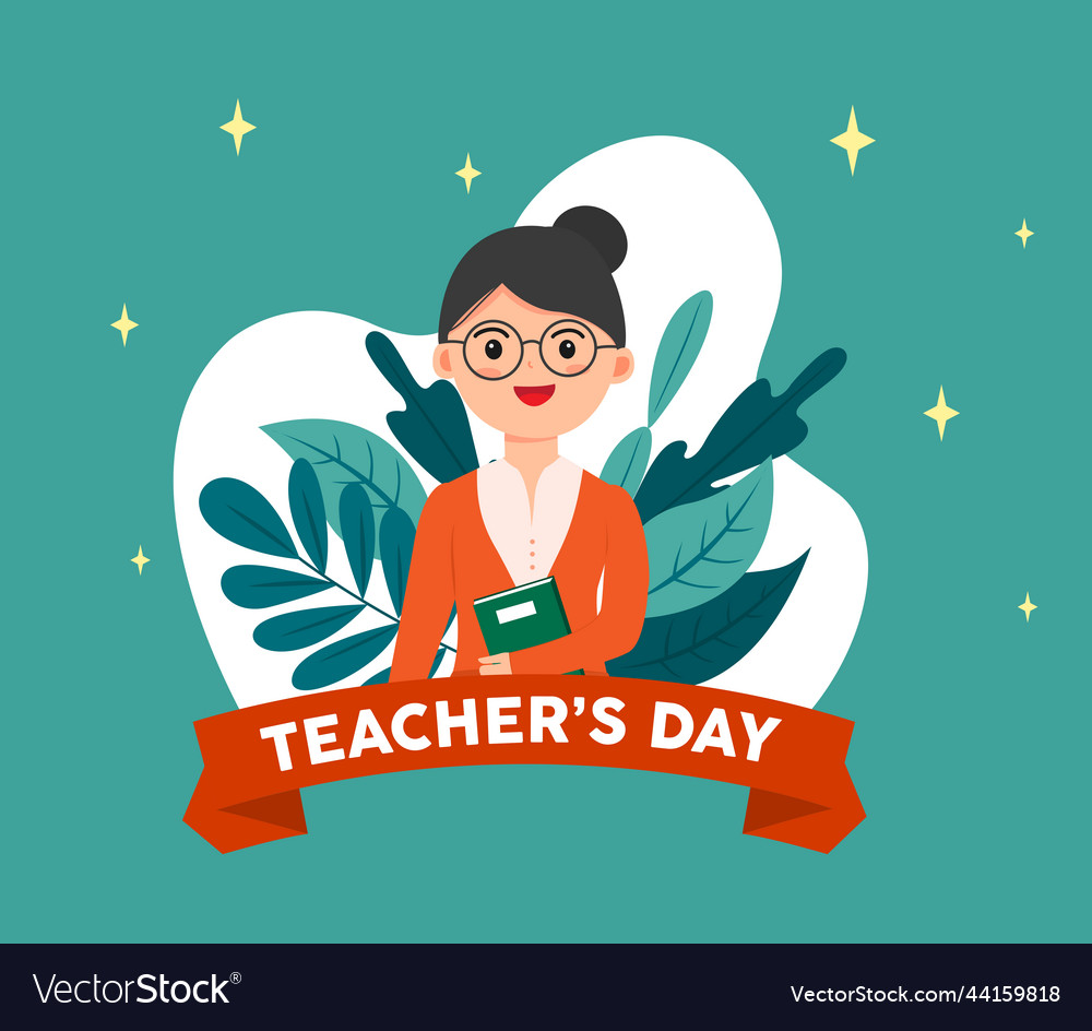 happy-teachers-day-template-royalty-free-vector-image