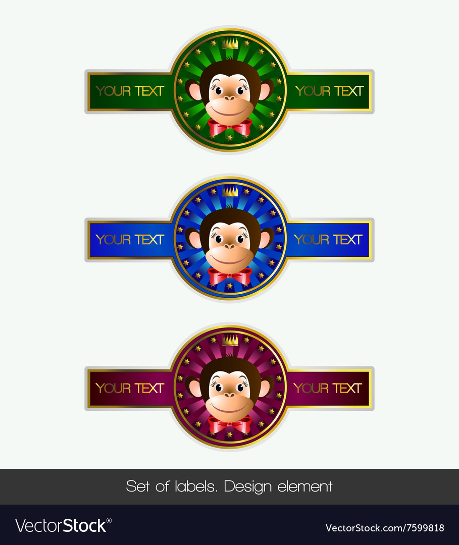 Set label with monkey