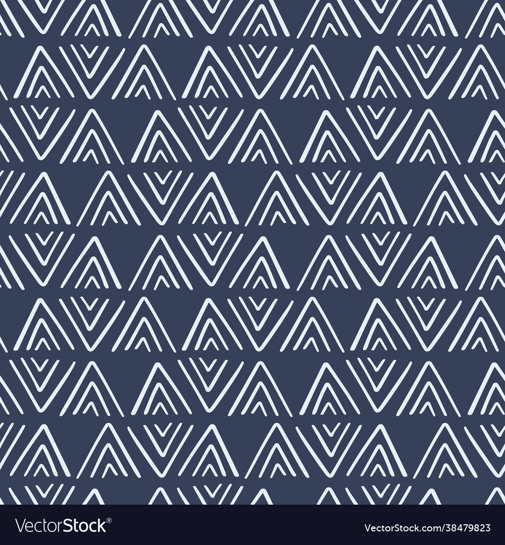 Ethnic geometric seamless pattern