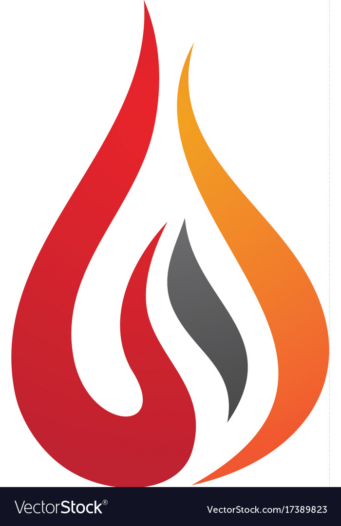 Fire flame logo template