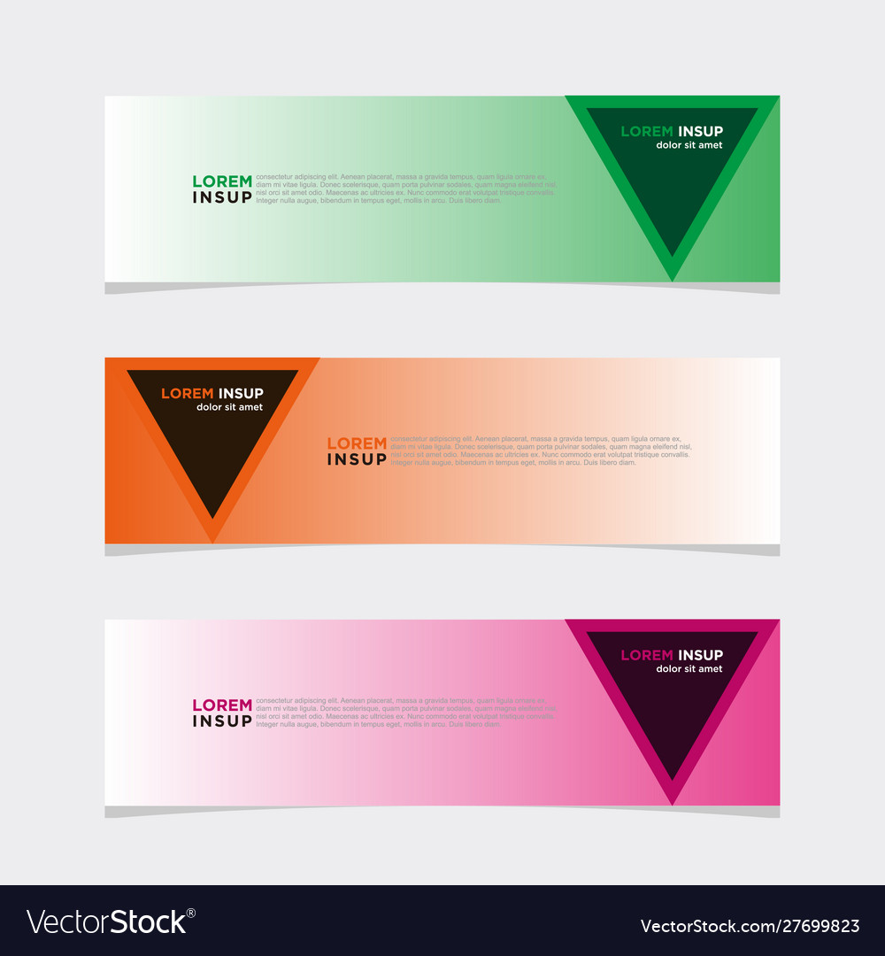 Modern banner web background abstract design