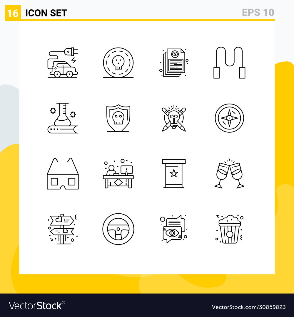 Pack 16 creative outlines science