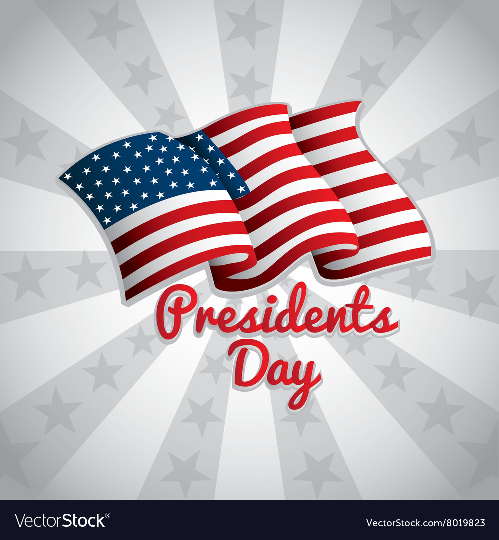 Presidents day design Royalty Free Vector Image