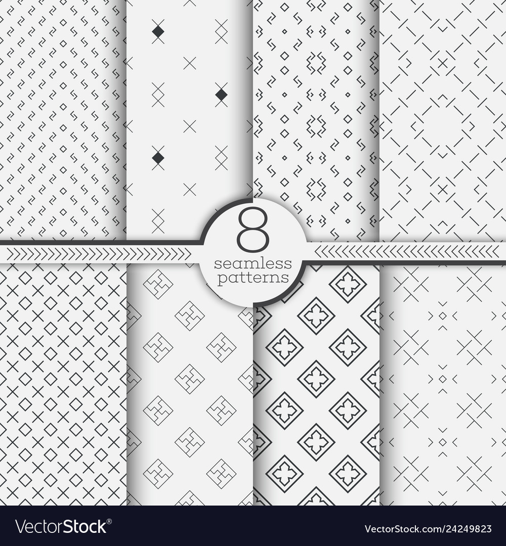 Set of seamless patterns