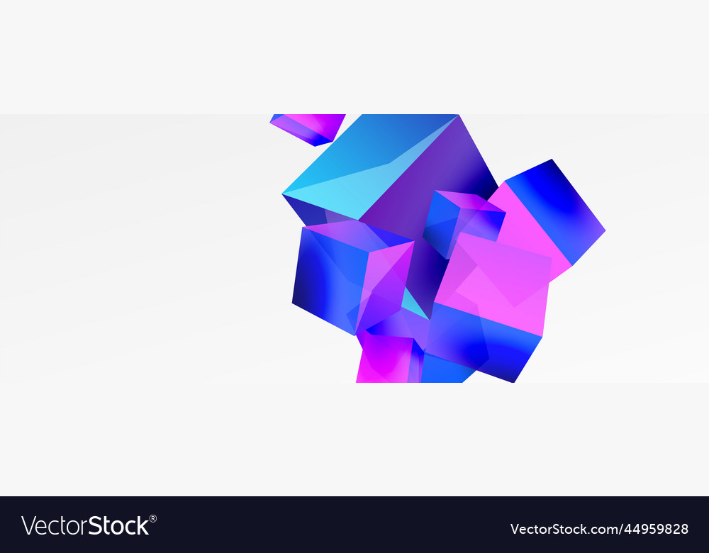 3d cubes abstract background composition vector image 3d cubes abstract background composition
