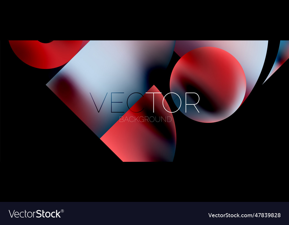 Geometric abstract panorama wallpaper background Vector Image