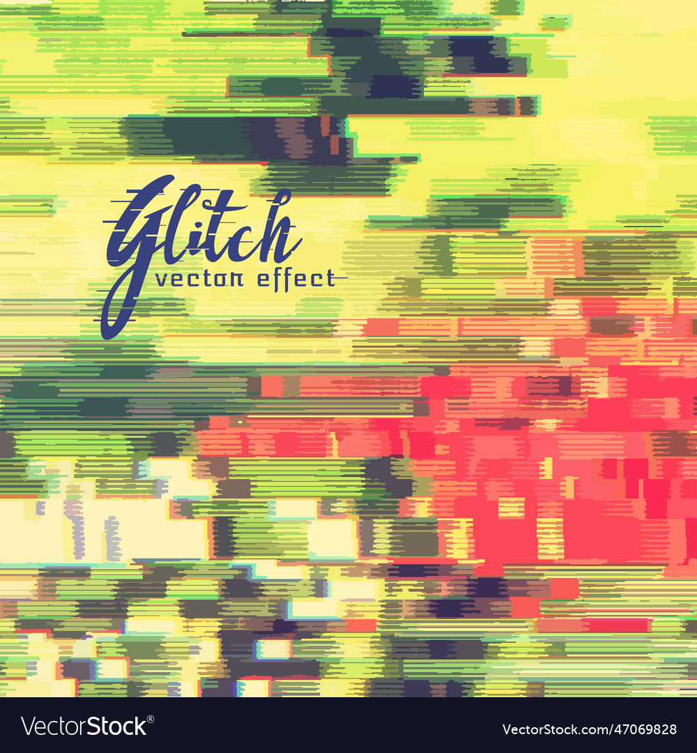 Image glitch or data error background