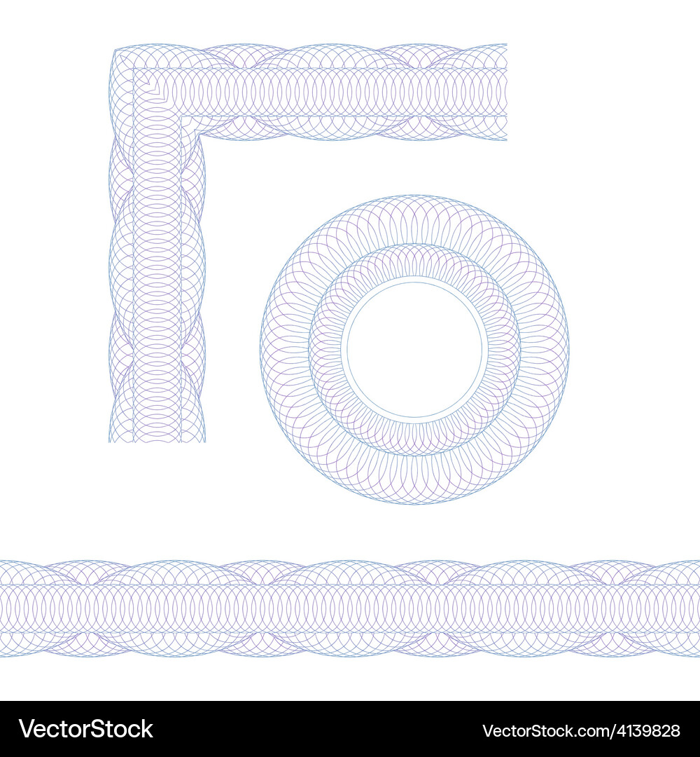 Set decorative elements Royalty Free Vector Image