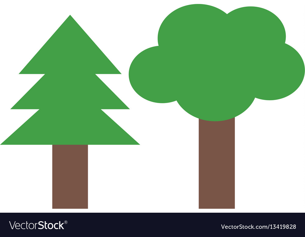 Trees Royalty Free Vector Image - Vectorstock