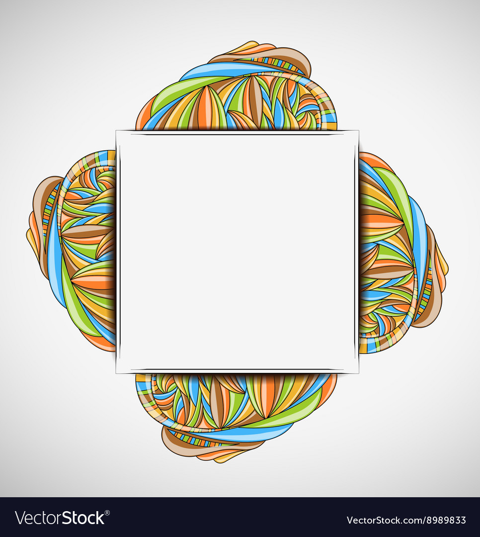 Abstract background with frame