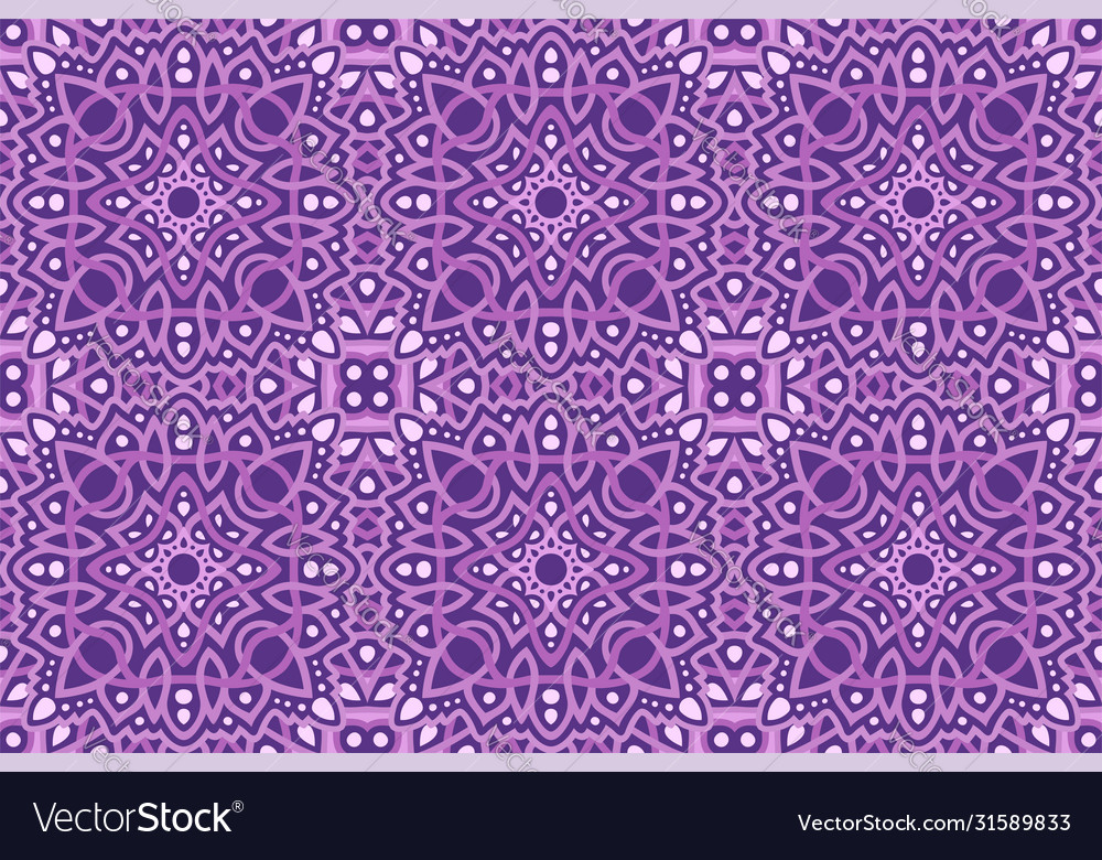 Art with violet abstract seamless tile pattern vector image Art with violet abstract seamless tile pattern