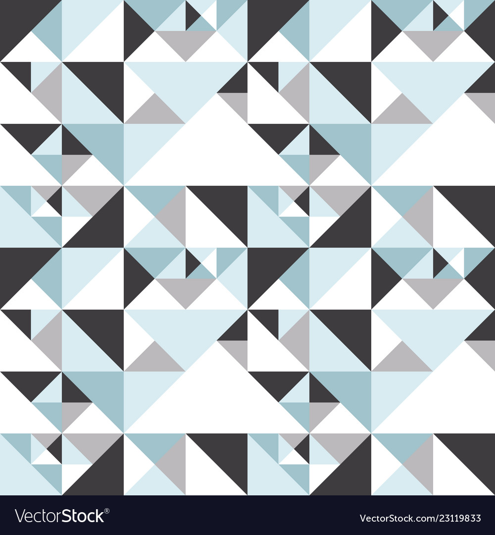 Geometric abstract pattern with triangles vector image Geometric abstract pattern with triangles