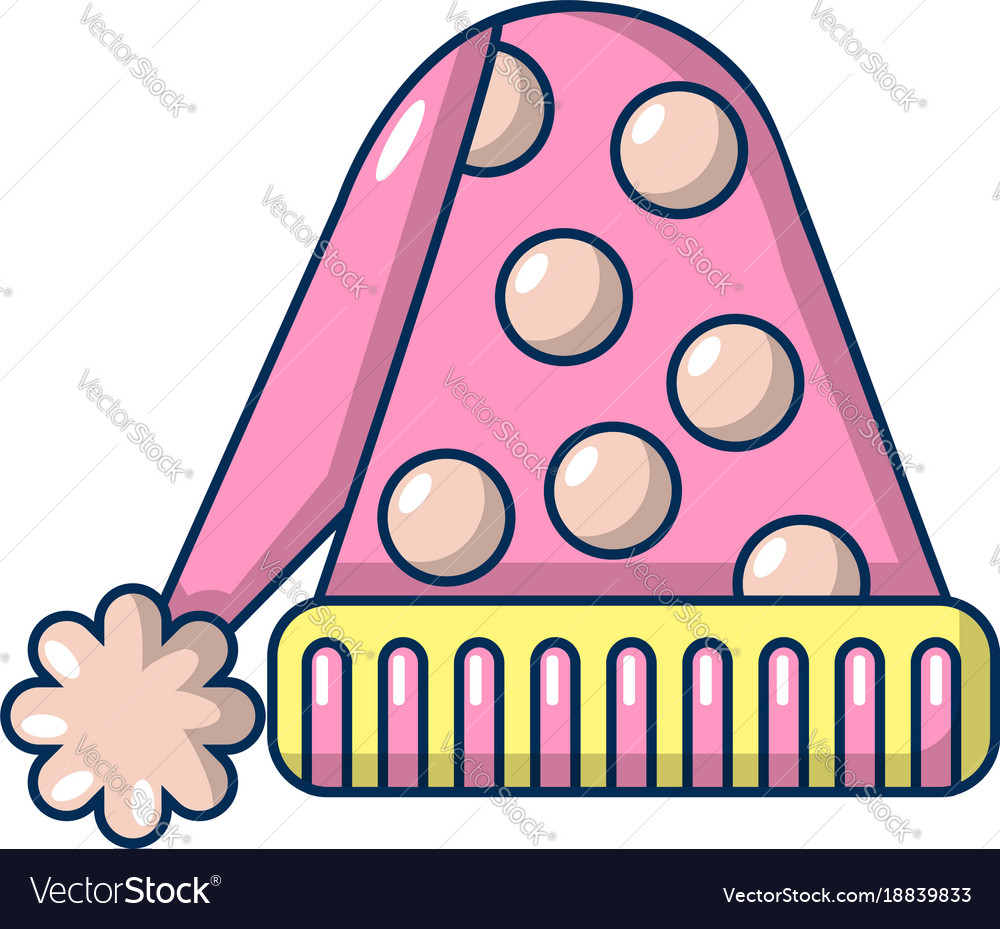 Hat for sleep icon cartoon style Royalty Free Vector Image