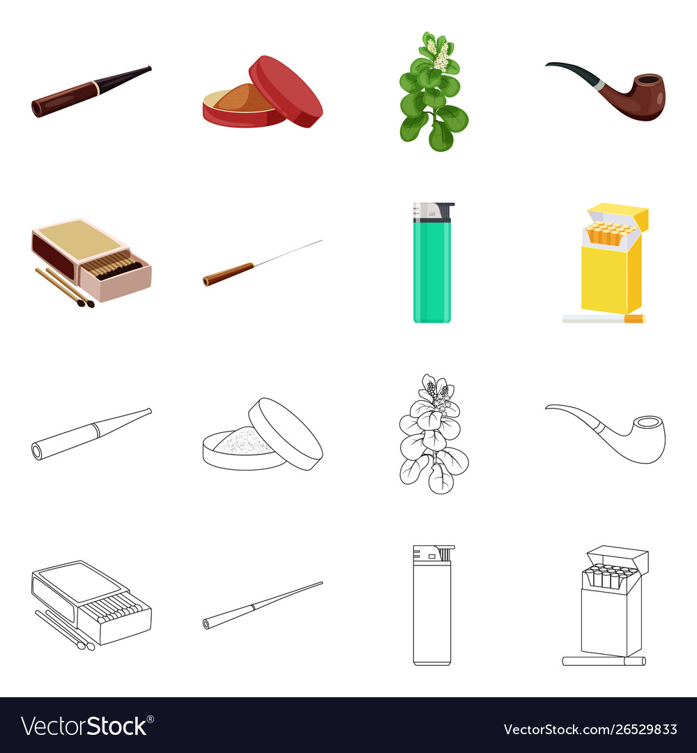 Isolated object refuse and stop symbol set vector image Isolated object refuse and stop symbol set