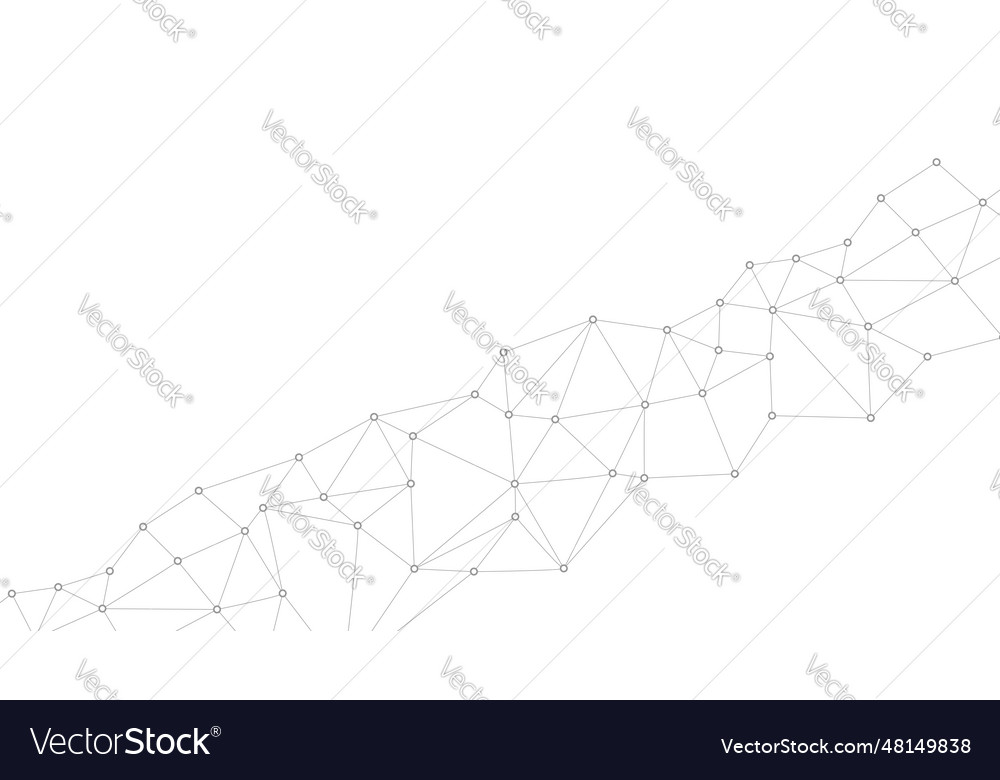 Abstract technology background plexus mesh vector image Abstract technology background plexus mesh
