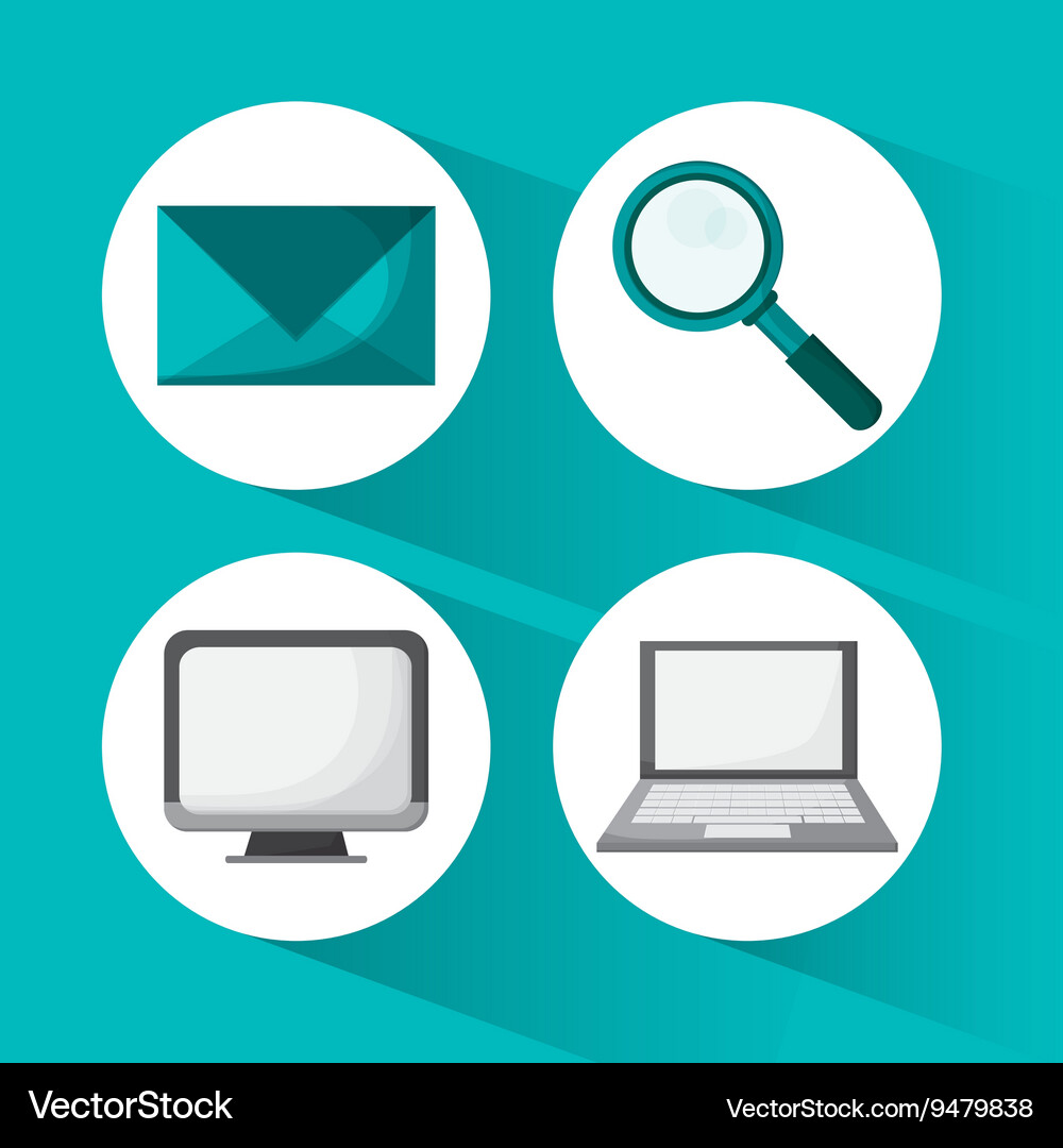 Creative process colorful design Royalty Free Vector Image