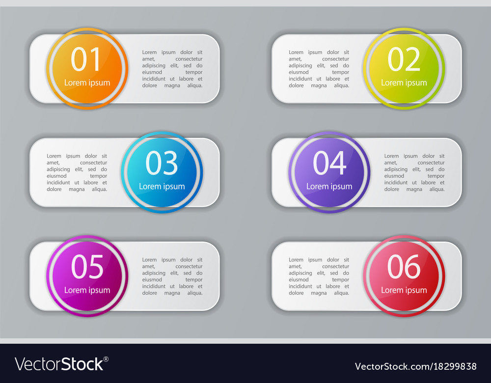 Infographic elements set workflow layout