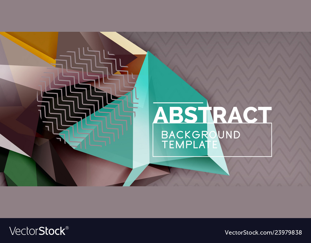 Low poly design 3d triangular shape background