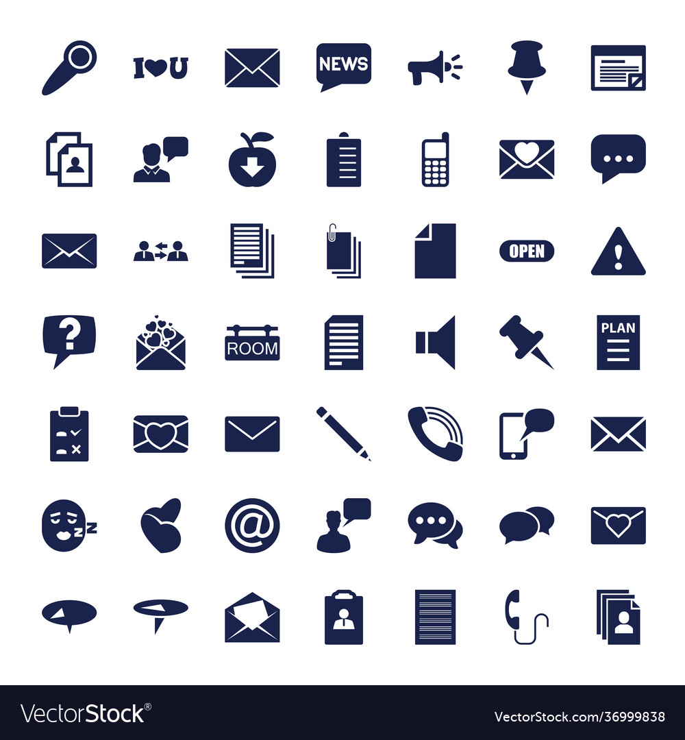 Message icons
