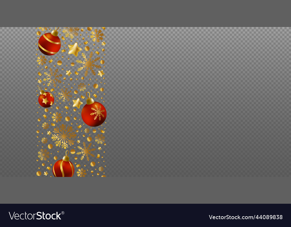 Panorama festliche neue Jahr Weihnachten Web Template vector image Panorama festliche neue Jahr Weihnachten Web Template