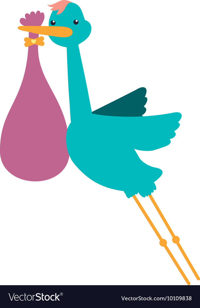 Stork Liefern Babydusche Geschenk
