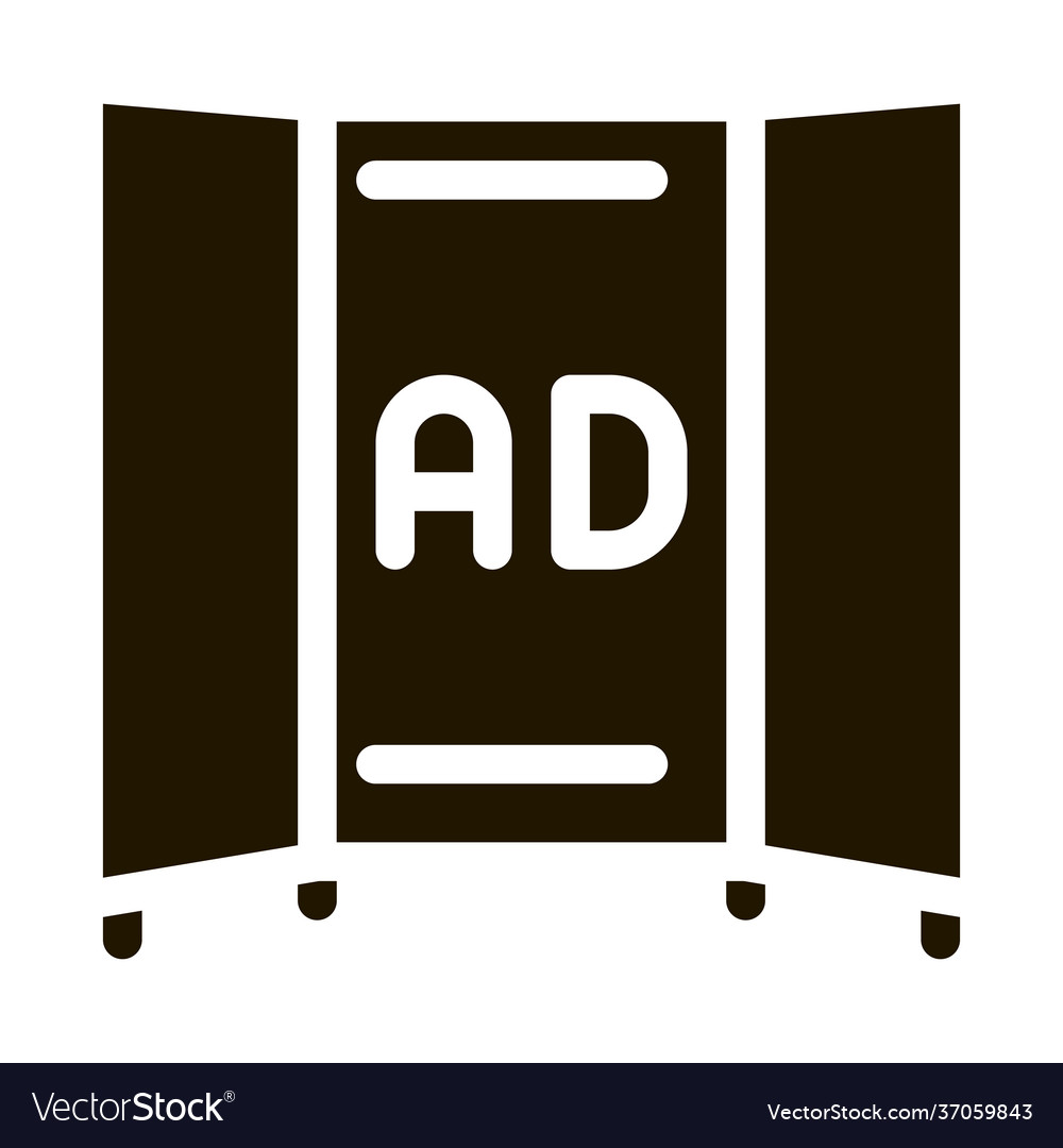 Advertising booklet icon