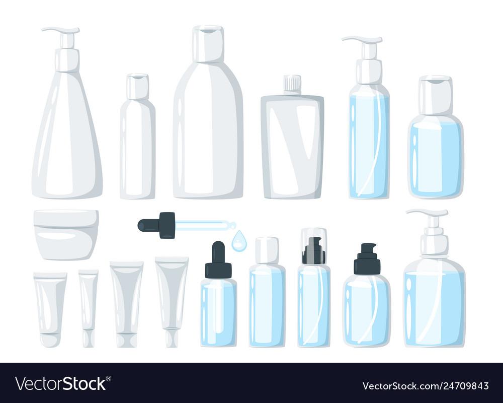 Cosmetic care product in bottle