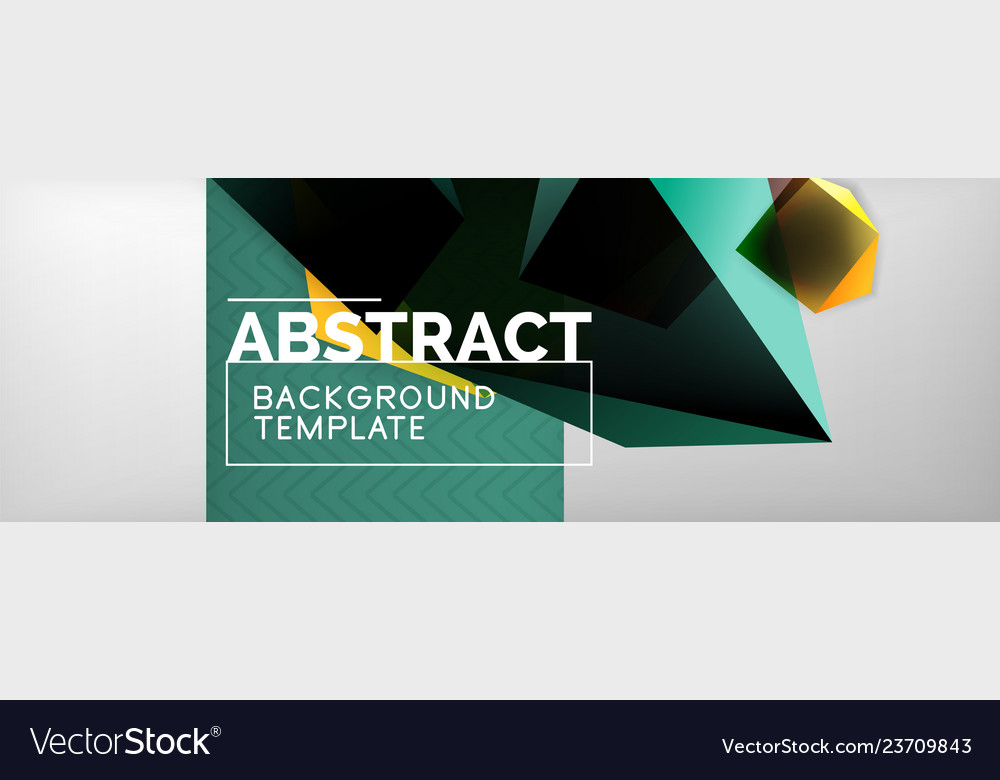 Dark Low Poly Triangular Abstract