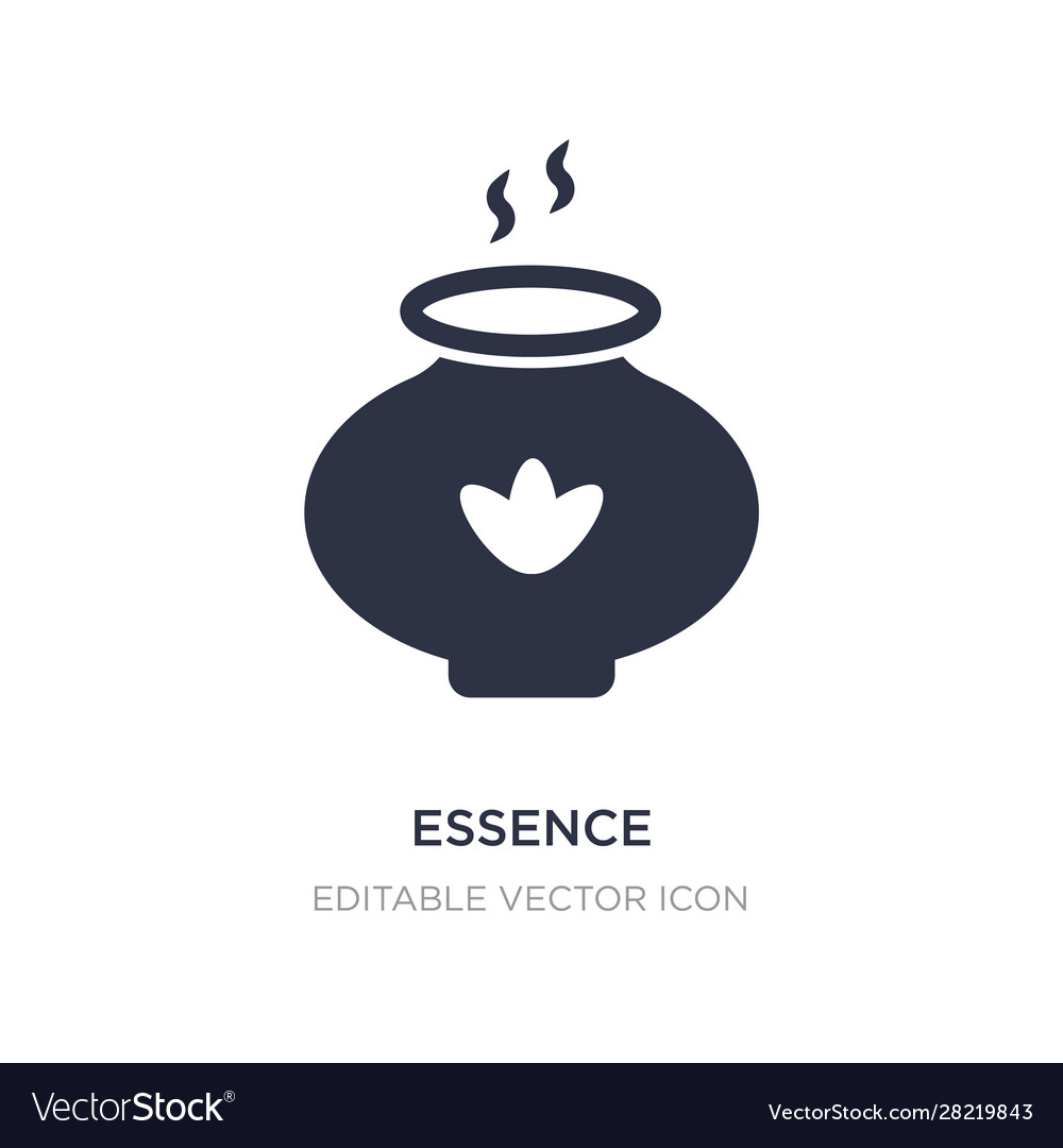 Essence icon on white background simple element vector image Essence icon on white background simple element