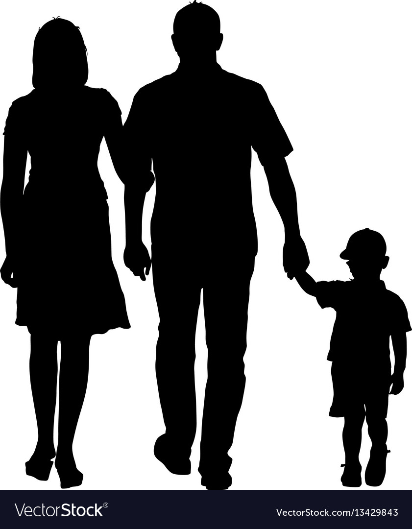 Family Silhouette - Happy Together