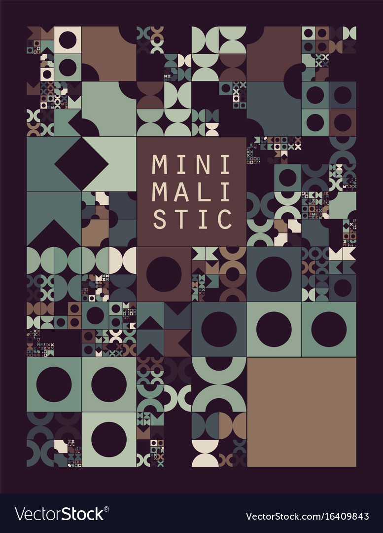 Geometric Grid System with Random Symbols
