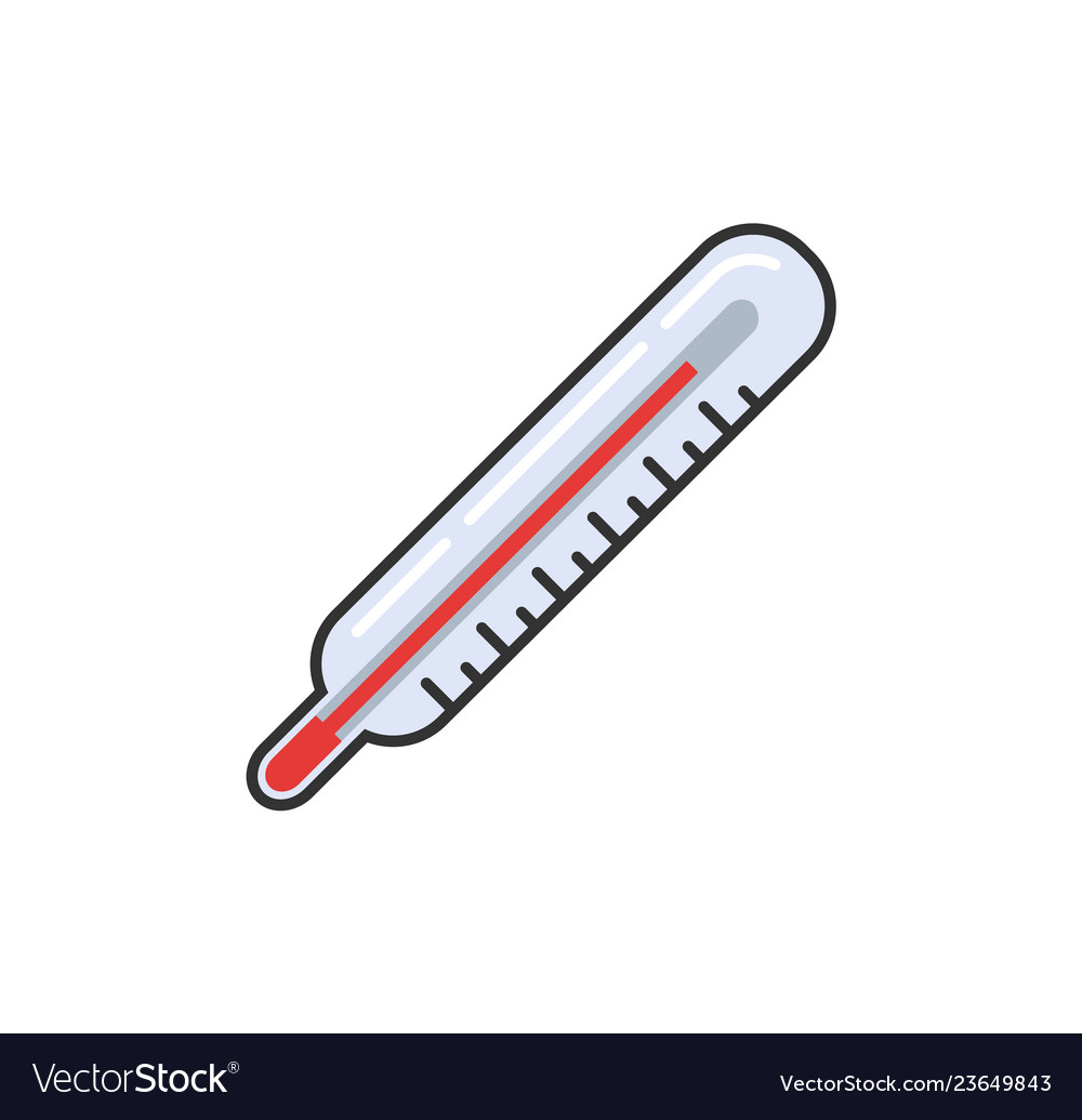 High Temperature Thermometer Icon