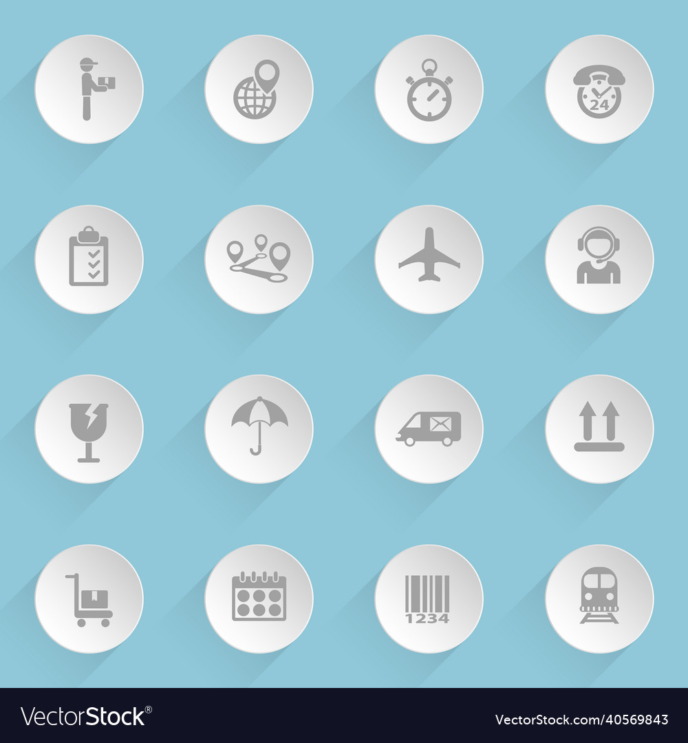Logistic web icons