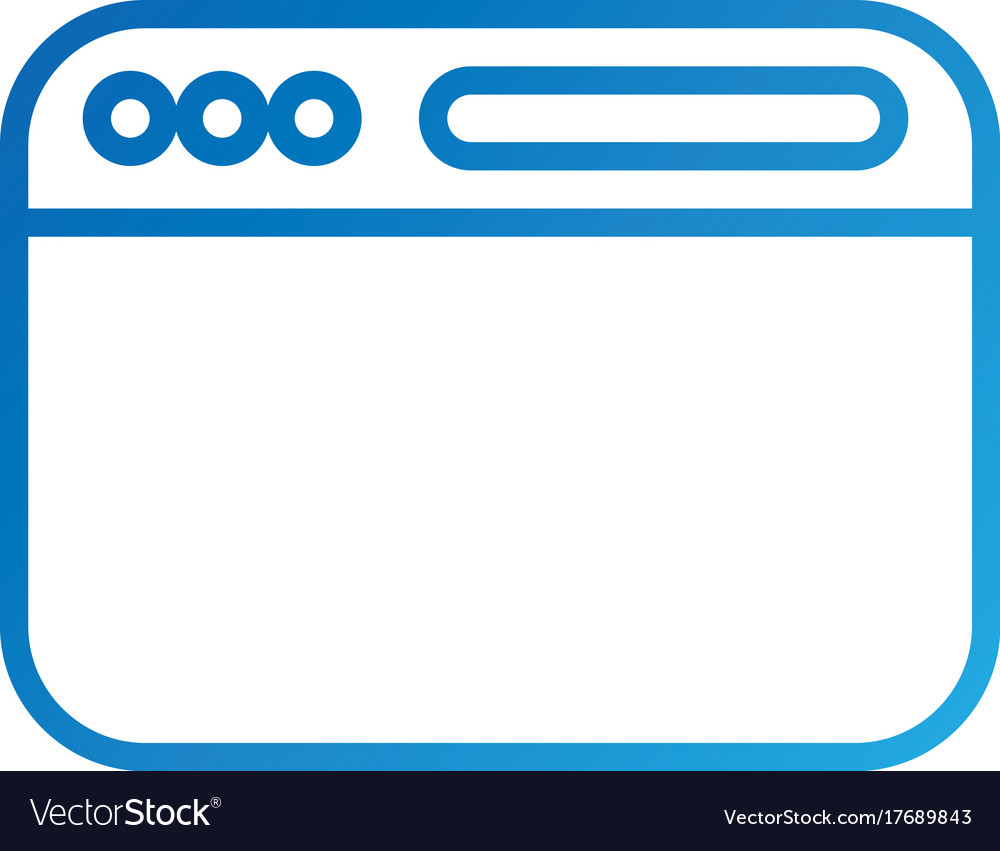 Opened website display bar navigation button