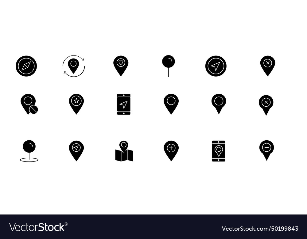 Orts-Pin-Symbol-Symbolschild isoliert