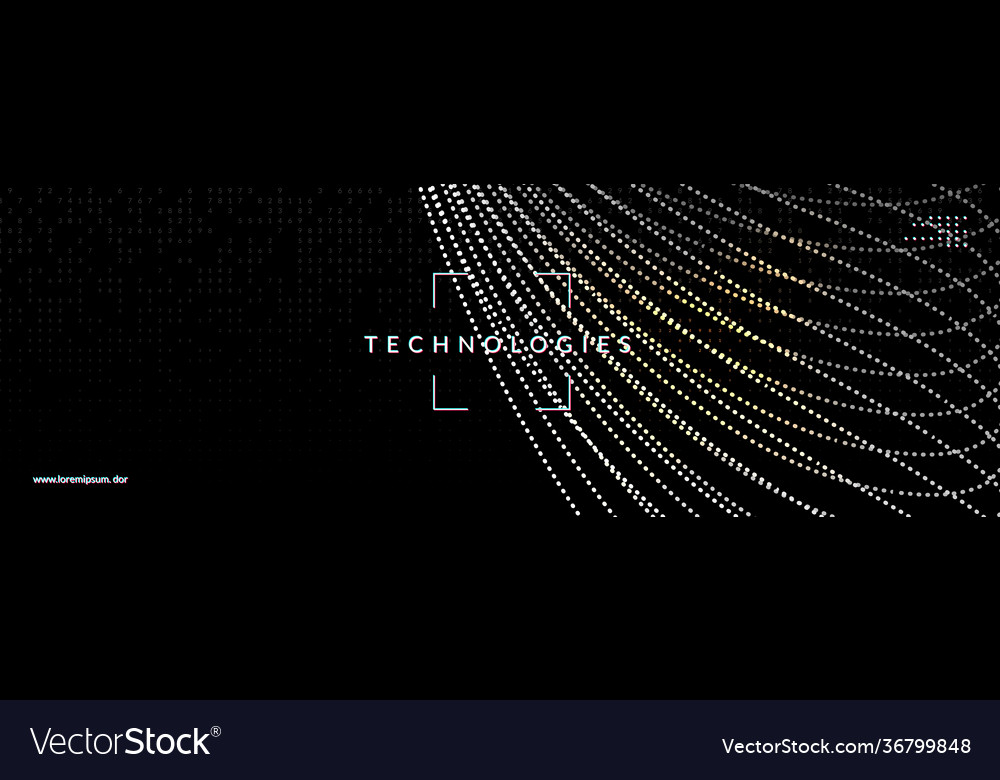 Big data abstract digital technology background