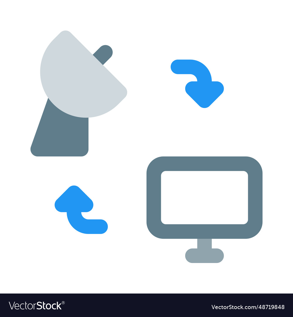 Computer access to satellite antenna isolated