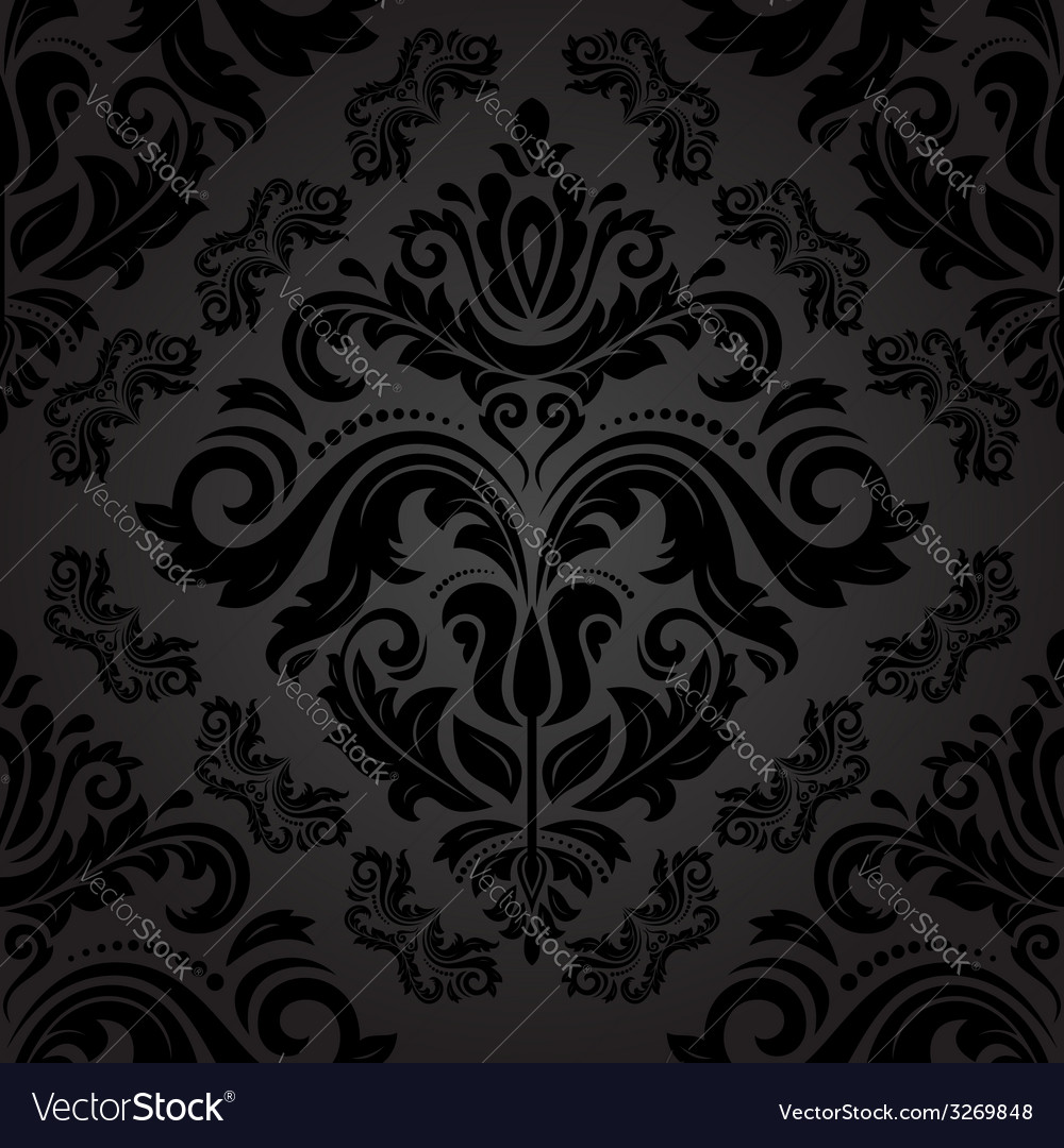 Damask seamless pattern orient background