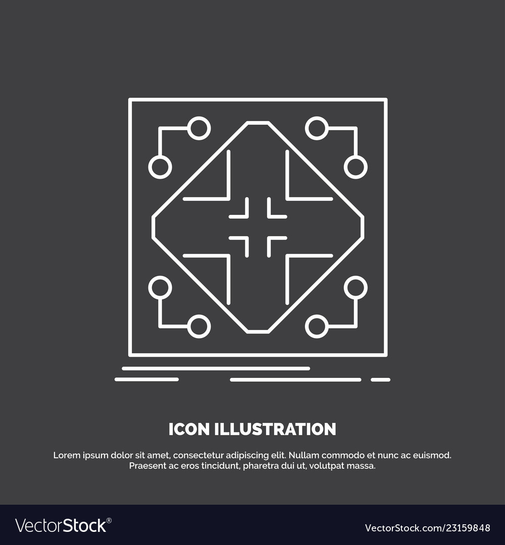Data Network Grid Icon