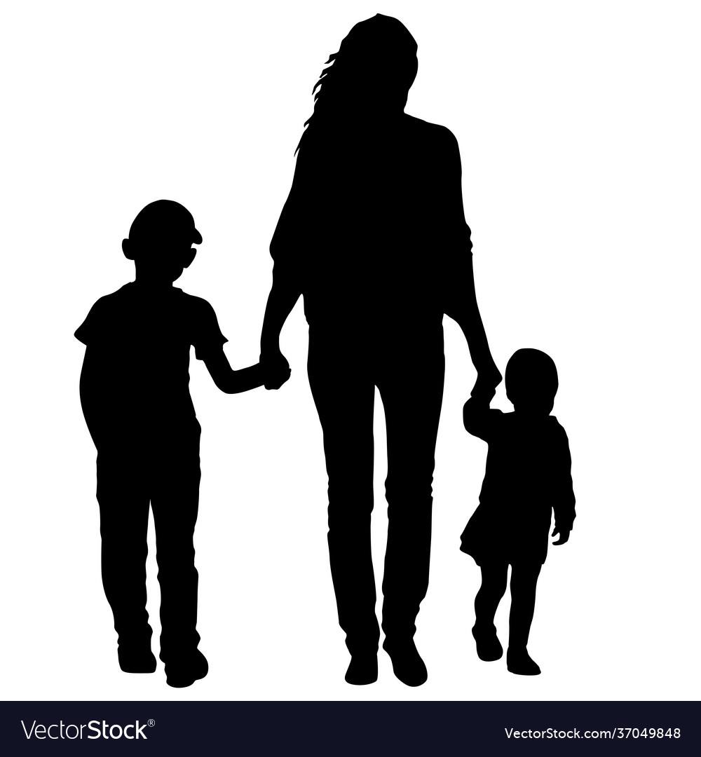 Happy Family Silhouette