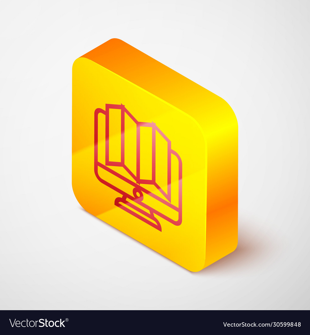 Isometric line location forest on a map