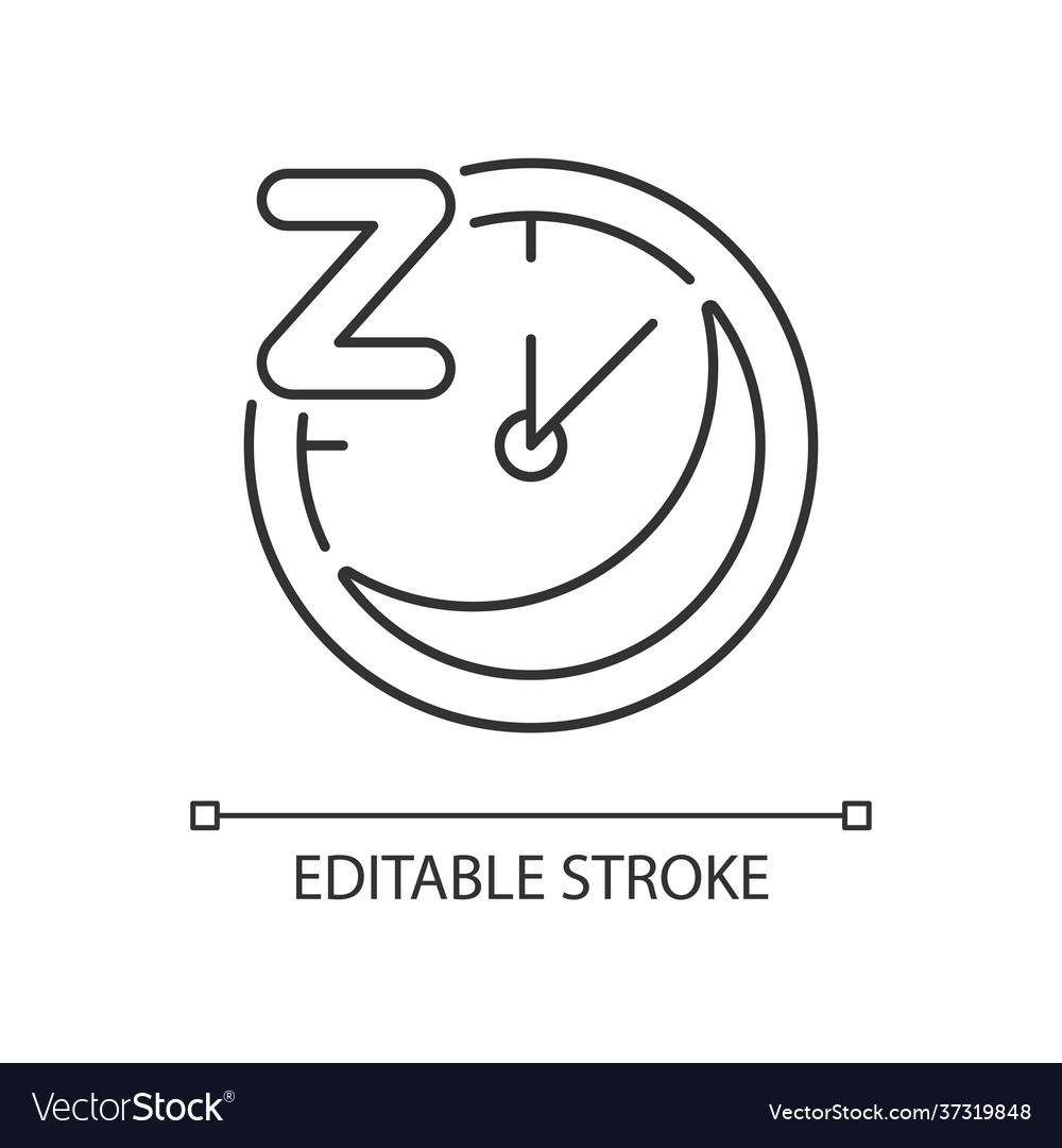 Regularity linear icon vector image Regularity linear icon
