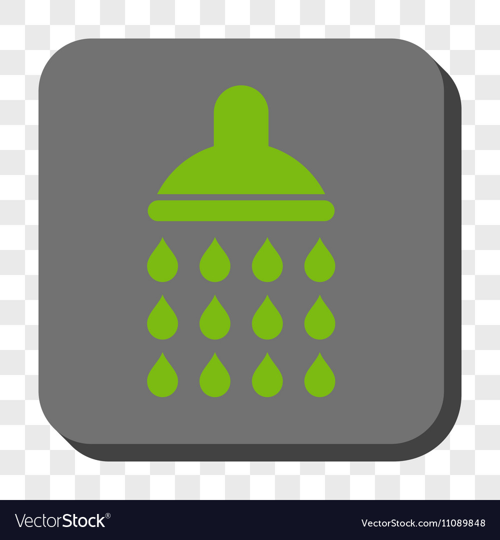 Shower rounded square button