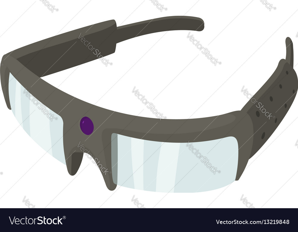 Spy glasses icon cartoon style