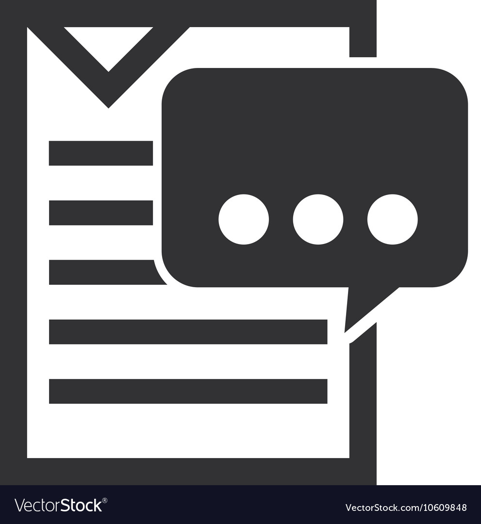 Text document file isolated icon Royalty Free Vector Image