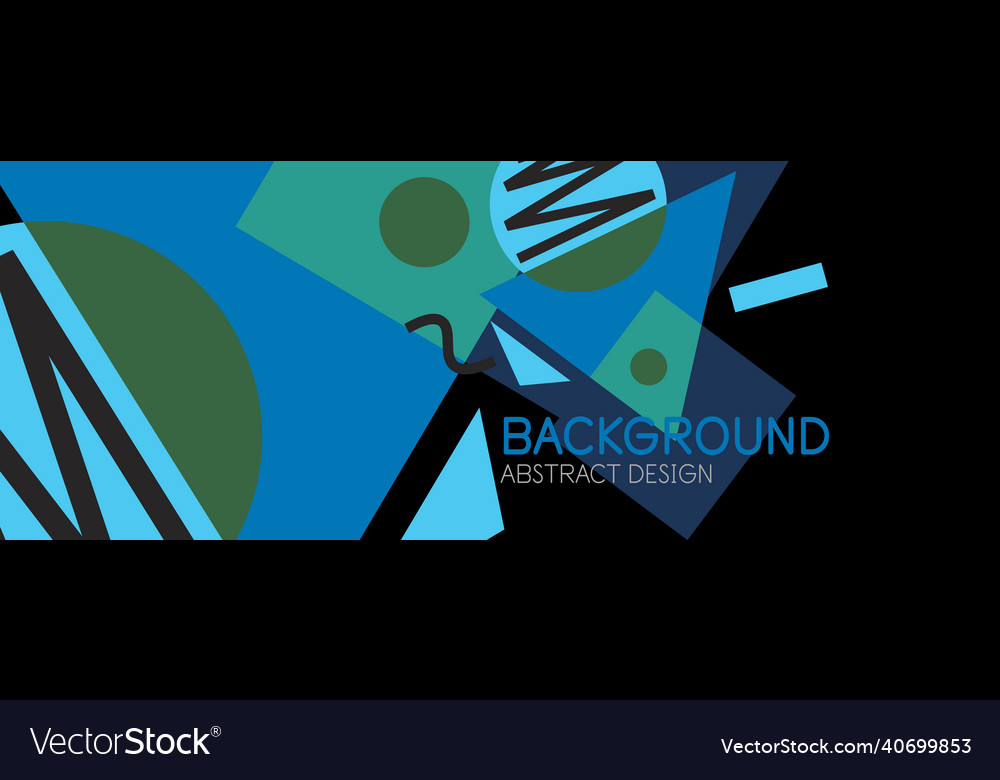 Abstract background blocks lines triangles vector image Abstract background blocks lines triangles