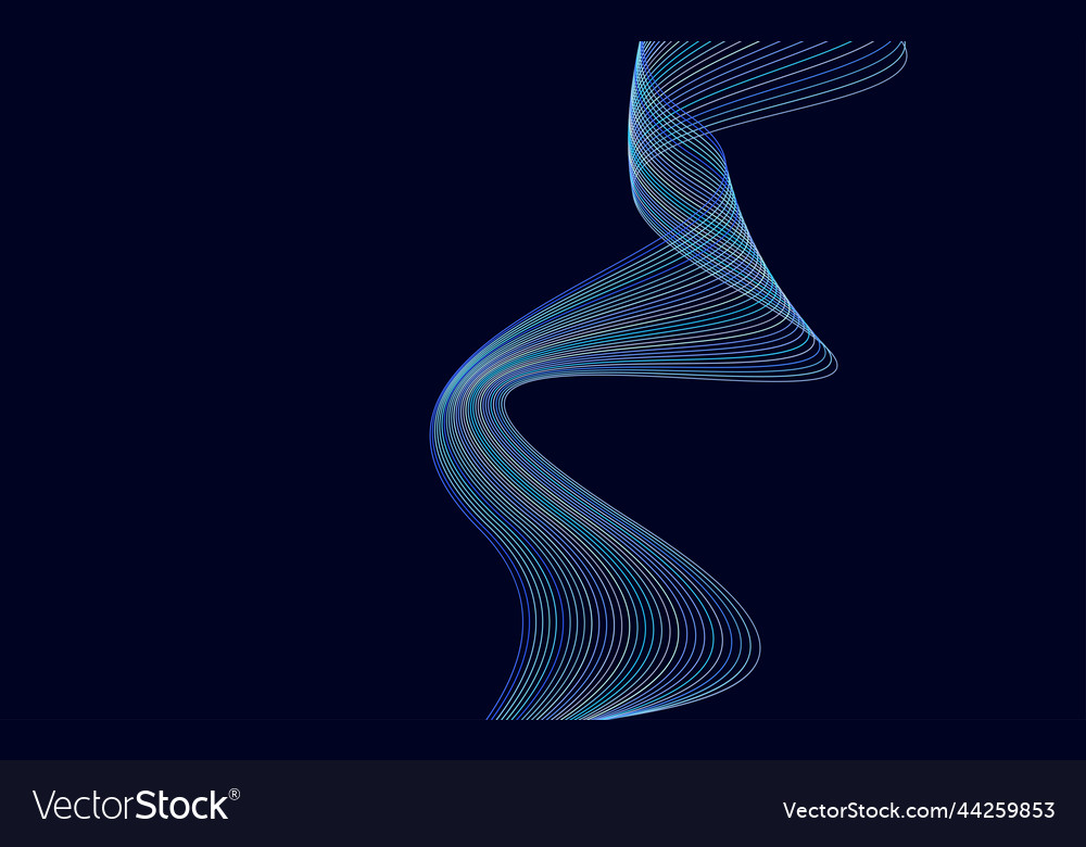 Abstract colorful lines color technology line vector image Abstract colorful lines color technology line