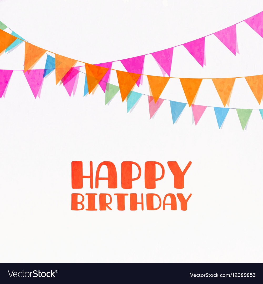 Happy birthday background Royalty Free Vector Image