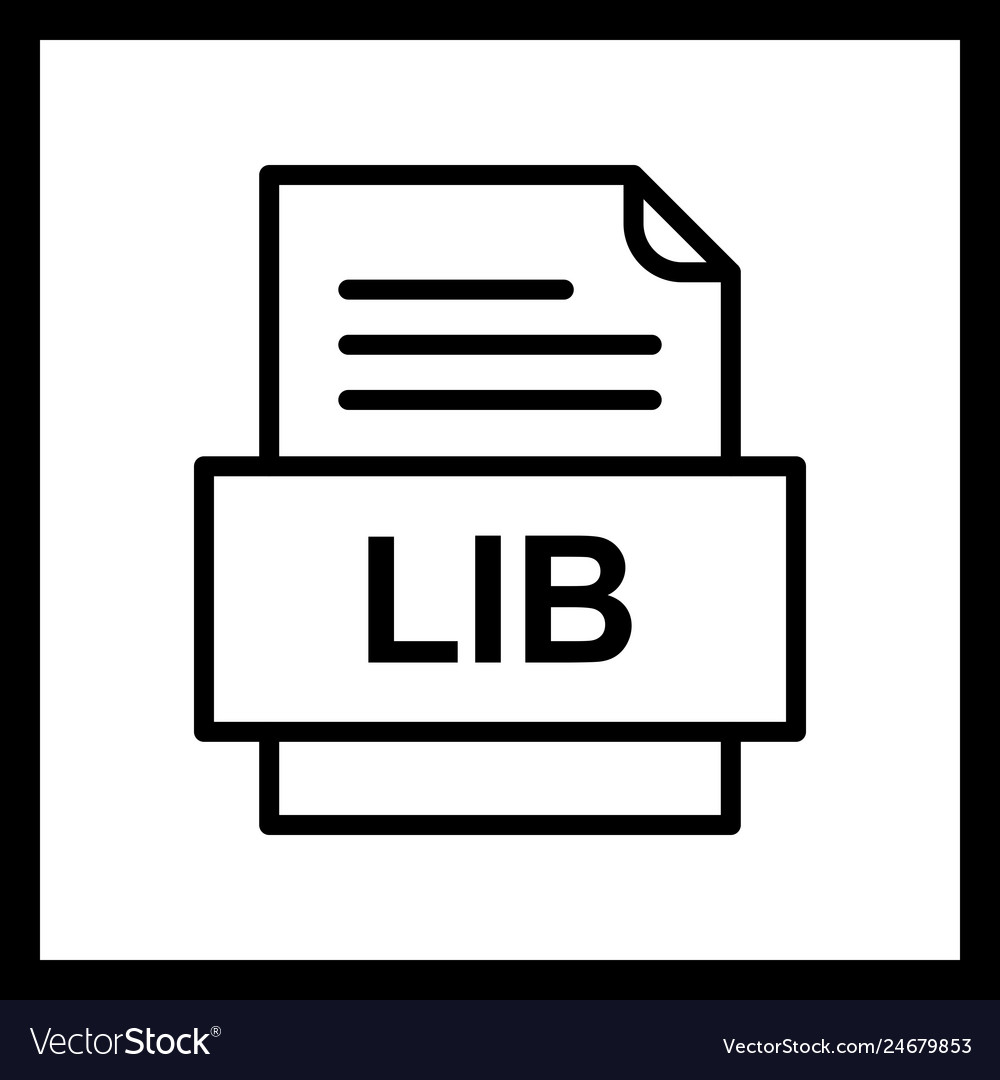 Lib file document icon